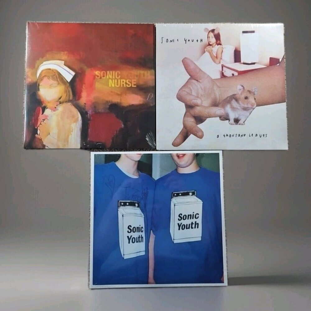 Lot of 3 Sonic Youth Records (New): A Thousand Leaves, Sonic Nurse, Washing